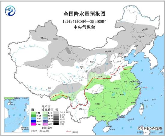 北方冷空气“发货”降雪来袭 南方仍多阴雨明天雨势较大